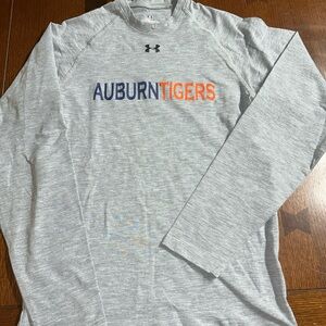 Under Armour Gray Auburn Tigers Long Sleeve Shirt Size S